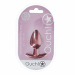 Ouch! - Zachte Siliconen Anale Plug - Medium - 3,1 / 7,9 cm - Ros��