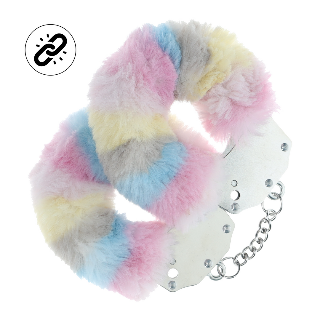 Heavy-duty Fluffy Handcuffs - Multicolor 2