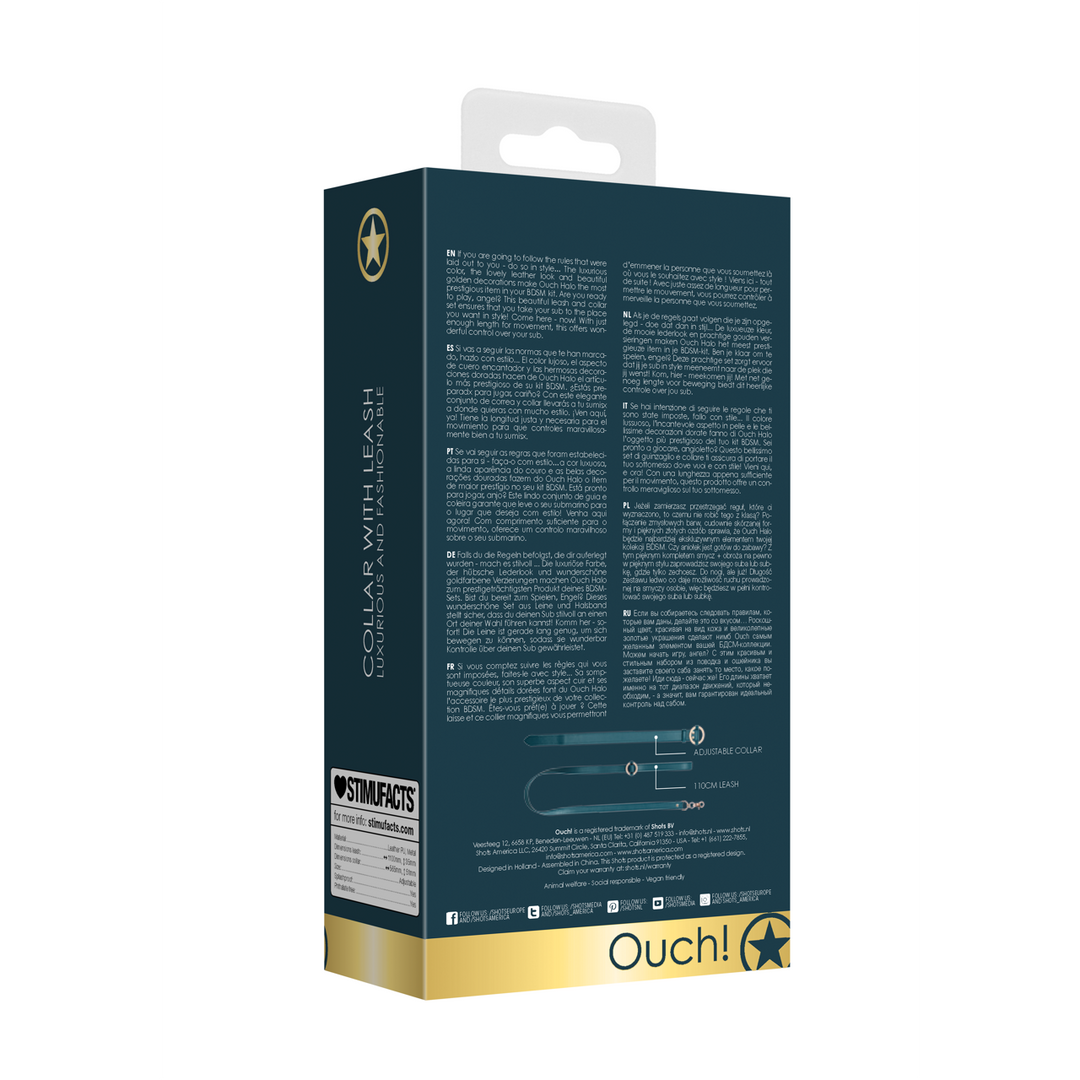 Luxe Halsband met Leash