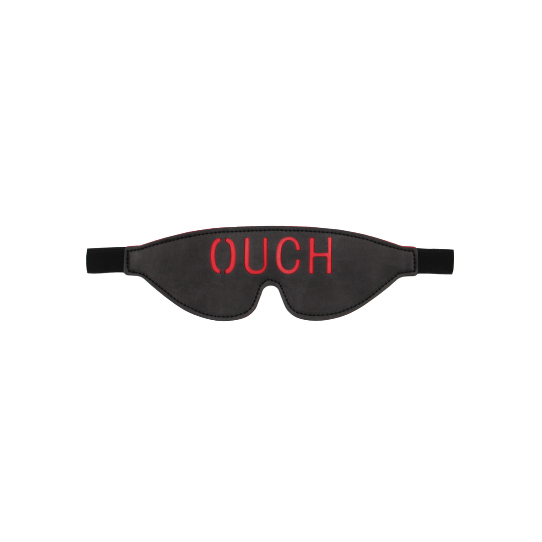Black  White - Geheime Leren Oogmasker Ouch