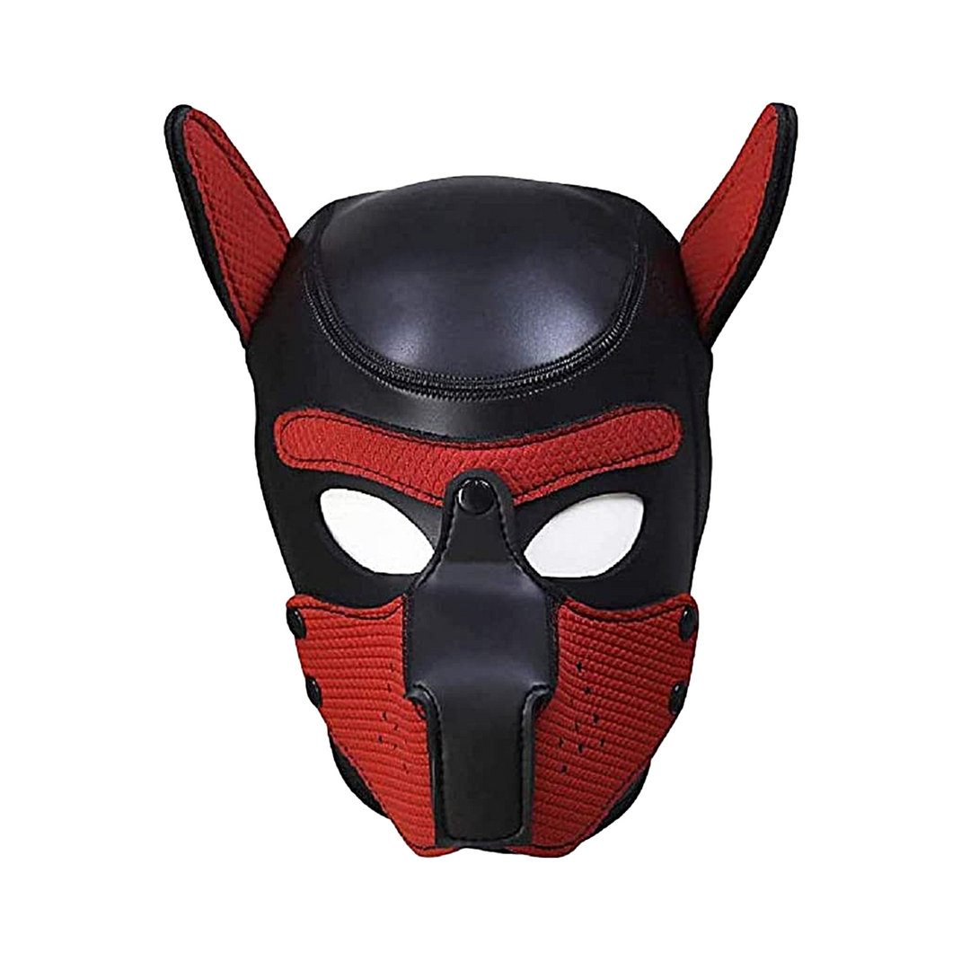 Neopreen Puppy Mask - Rood