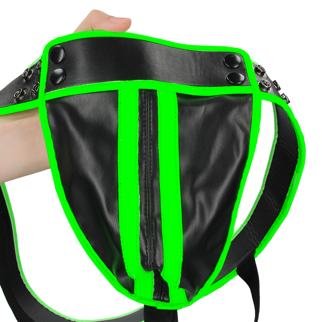 Gestreepte Jockstrap - Glow in the Dark - L/XL