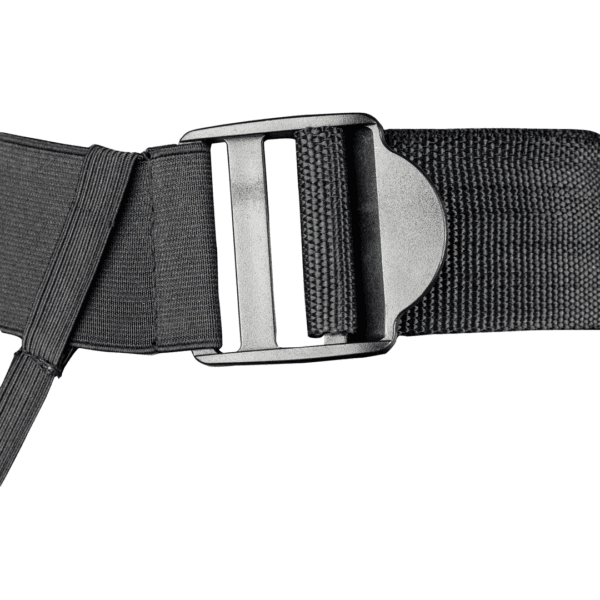 Ouch! - Textured Curved Hollow Strap-On - 8 / 20 cm - Gunmetal