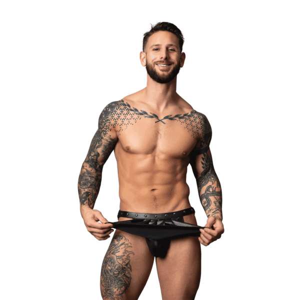 Fetish - Spartacus - Rok Jock - S/M - Zwart