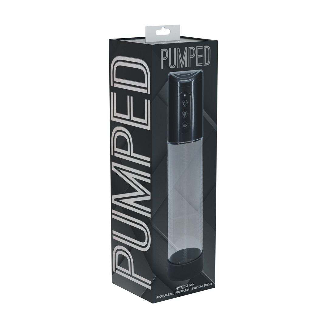 HyperPump - Oplaadbare Penis Pomp - Gun Metal