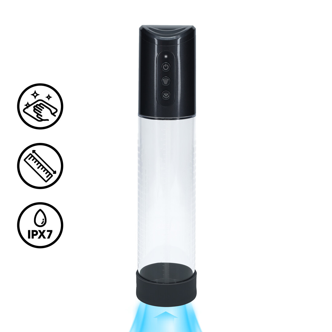 HyperPump - Oplaadbare Penis Pomp - Gun Metal