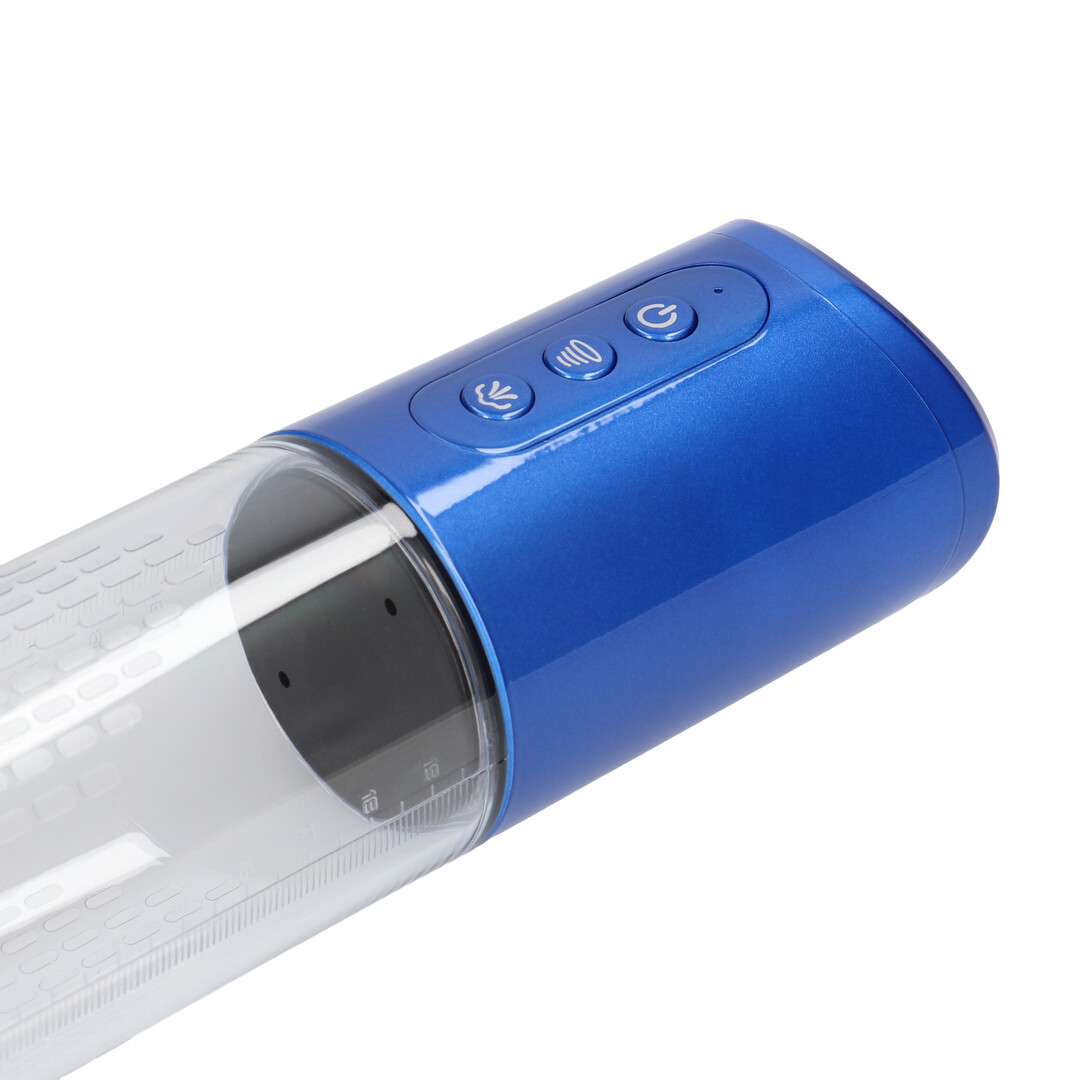 HyperPump - Oplaadbare Penis Pomp - Metallic Blauw