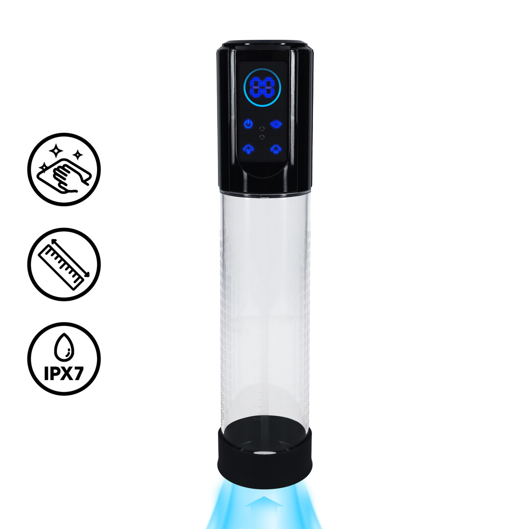 MegaLift - Automatische Waterdichte Penis Pomp - Zwart