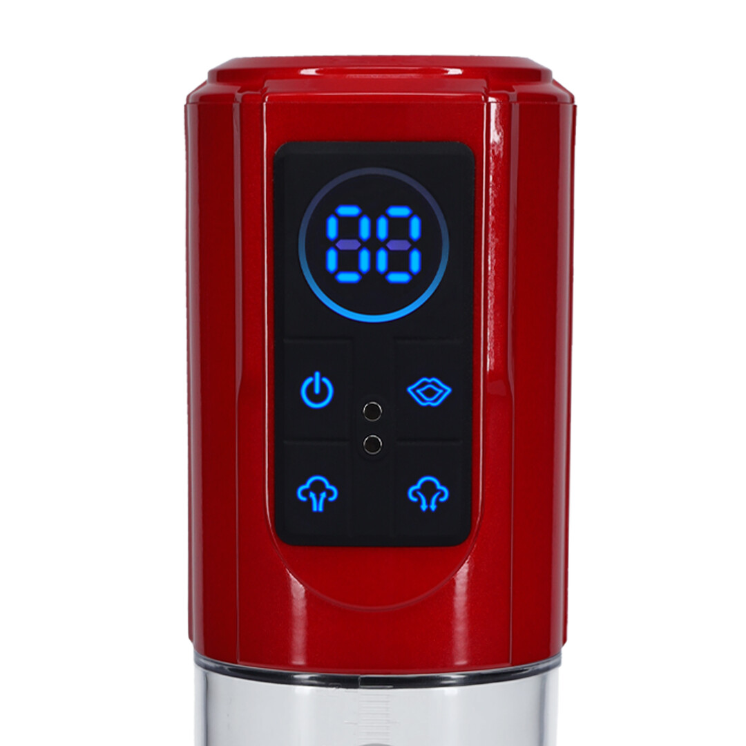 MegaLift - Automatische Waterdichte Penis Pomp - Metallic Rood
