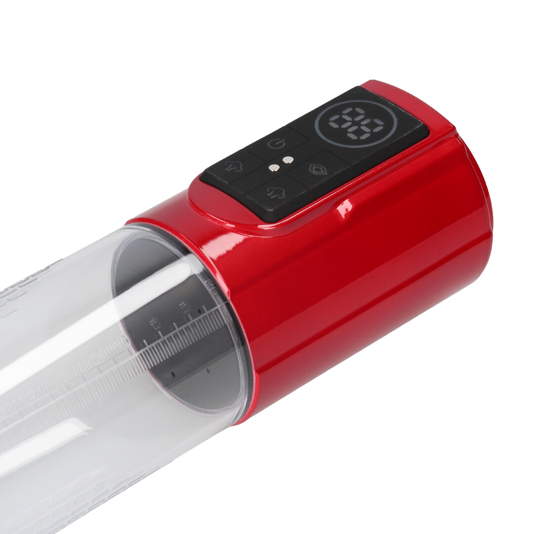 MegaLift - Automatische Waterdichte Penis Pomp - Metallic Rood