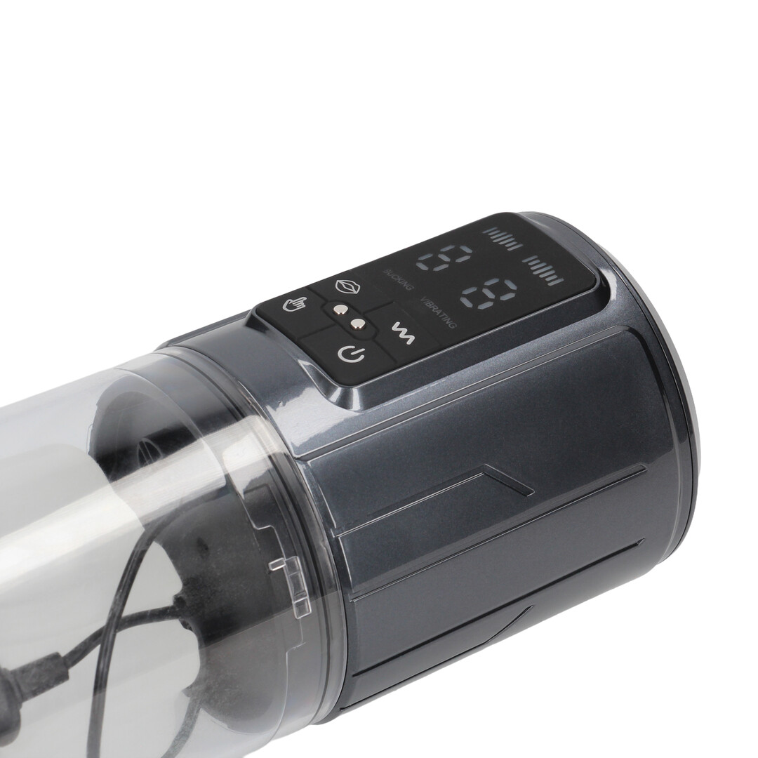 UltraLift - Automatische Waterdichte Masturbator Pomp - Gun Metal