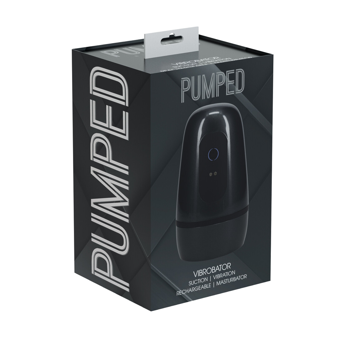 Pulsar - Negative Pressure Suction and Vibration Masturbator Pump - Gun Metal