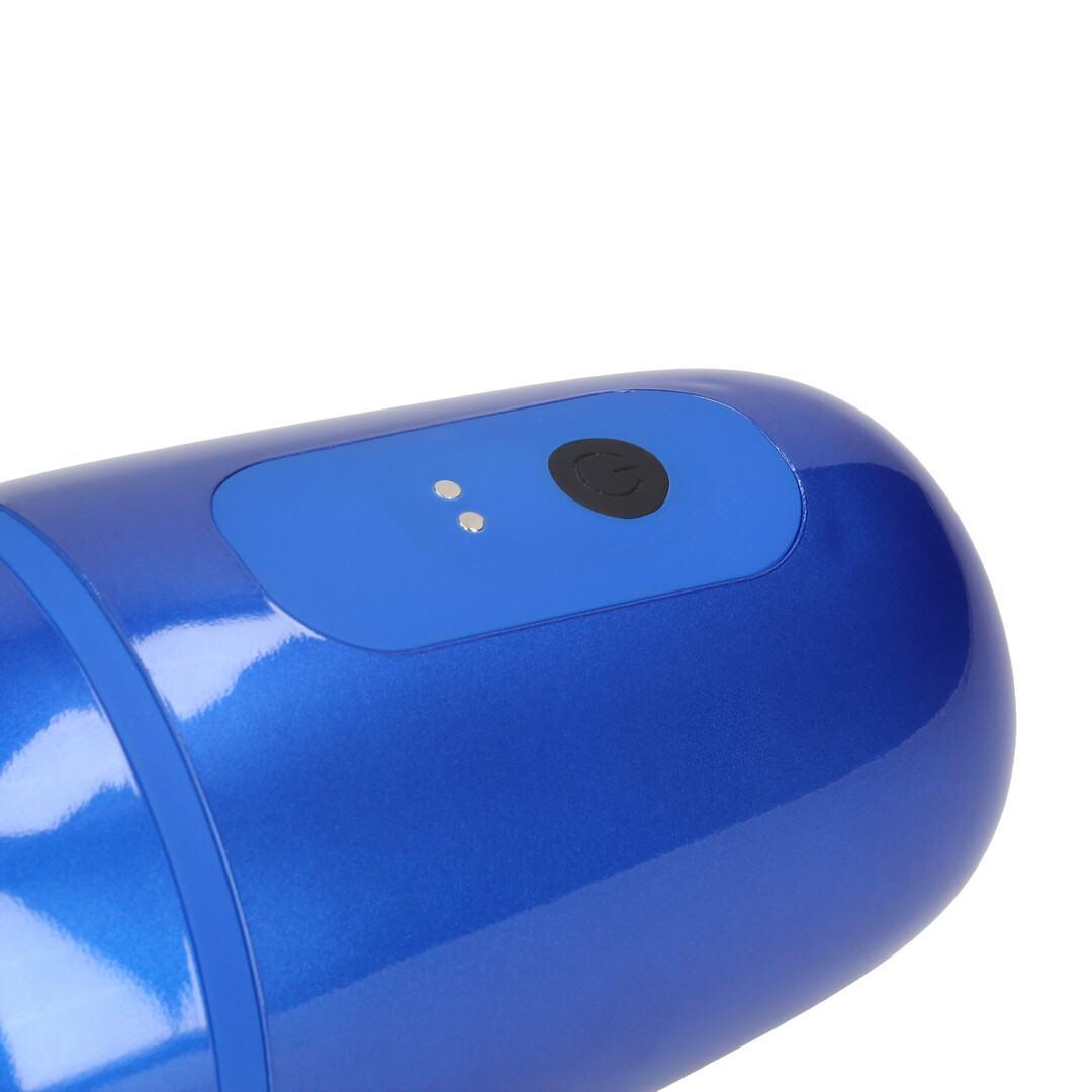 Pulsar - Negative Pressure Suction and Vibration Masturbator Pump - Metallic Blue