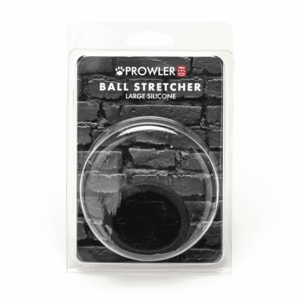prowler red siliconen ball stretcher groot zwart Prowler Red - Siliconen Ball Stretcher - Groot - Zwart