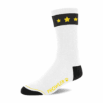 Gold Star Sokken - Wit/Zwart/Goud