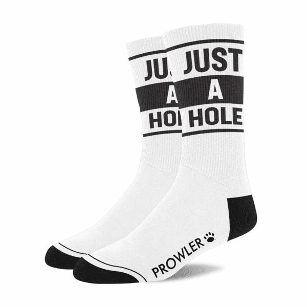 Prowler Red - Just A Hole Sokken - Wit/Zwart