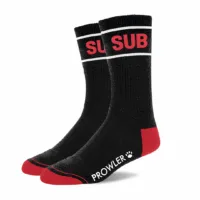 Prowler Red - Sub Sokken - Zwart/Rood