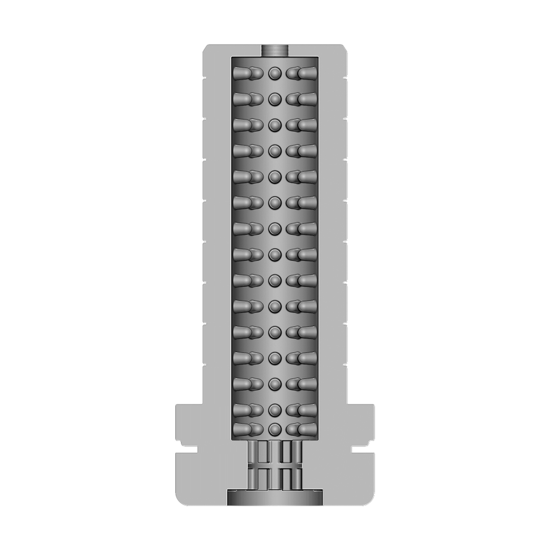 Crystal Clear - Easy Rider - Textured Masturbator - Transparant