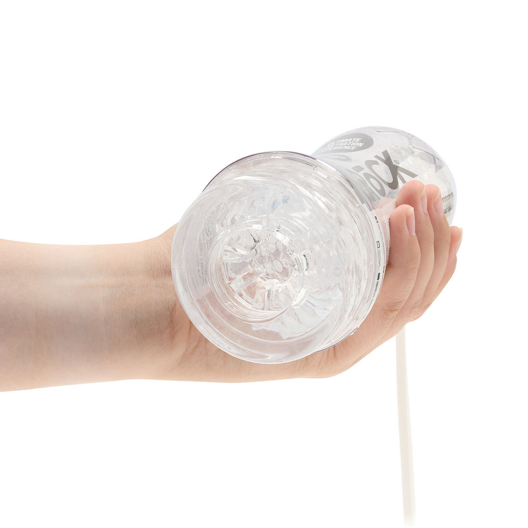 Crystal Clear - Easy Rider - Textured Masturbator - Transparant