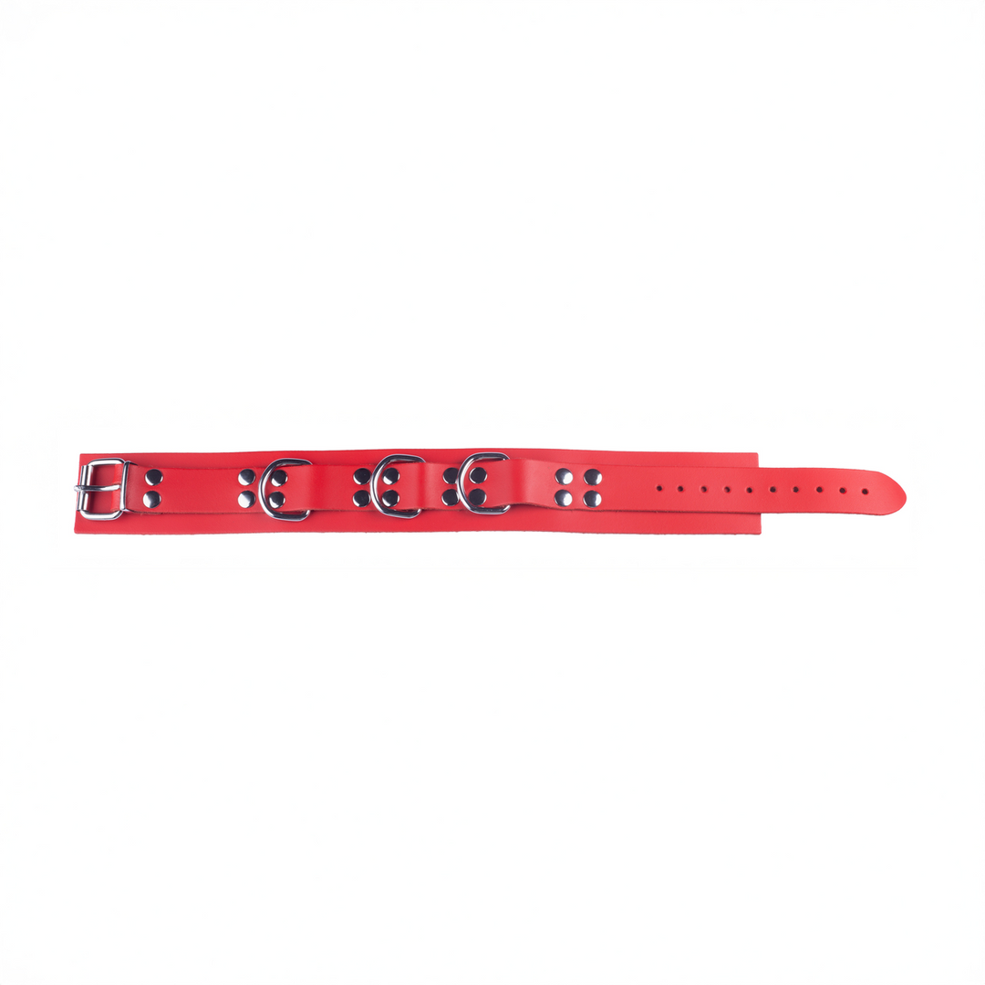 Ultra Leather Halsketting - Rood