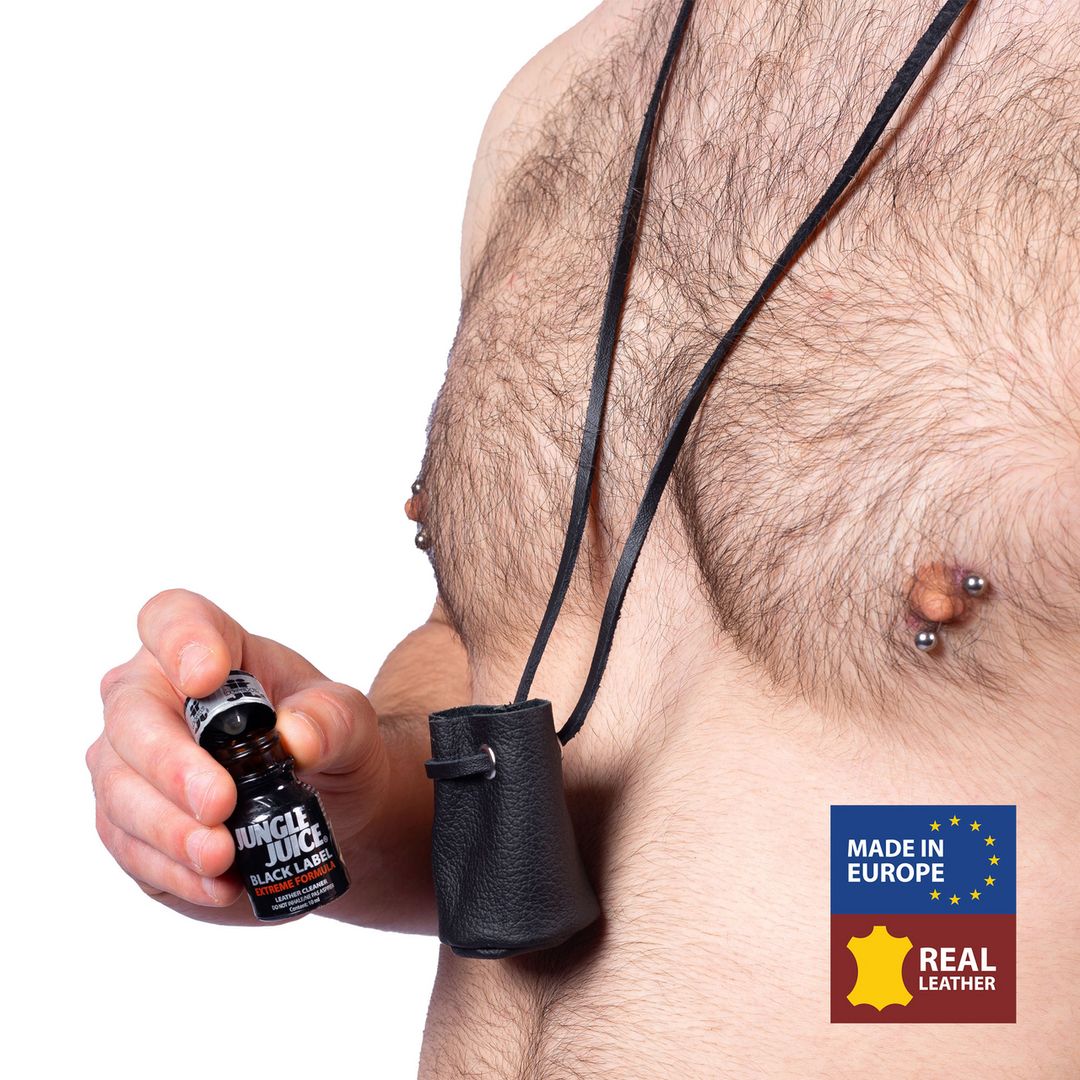 Leren Portemonnee voor Aroma - Zwart