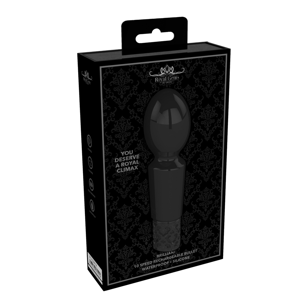Royal Gems - Brilliant - Mini Wand Vibrator