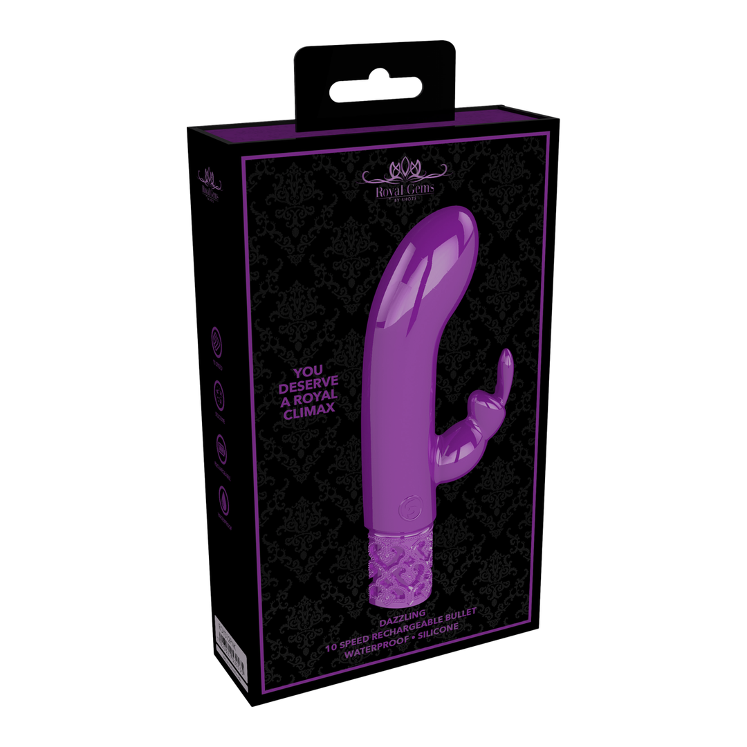 Royal Gems - Dazzling - Krachtige Oplaadbare Konijnen Vibrator