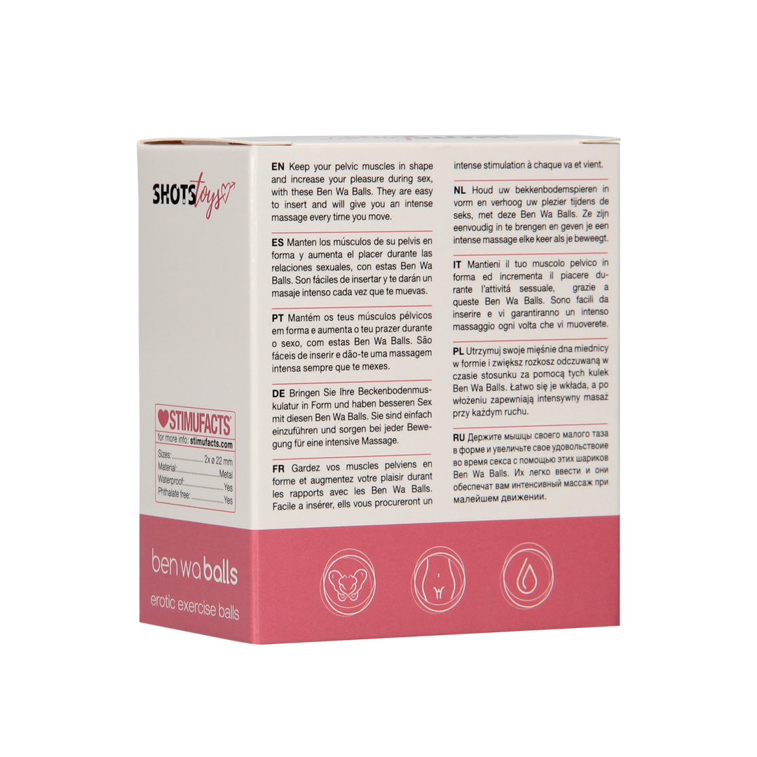 Toys by Shots - Ben Wa Balls met Gemiddeld Gewicht