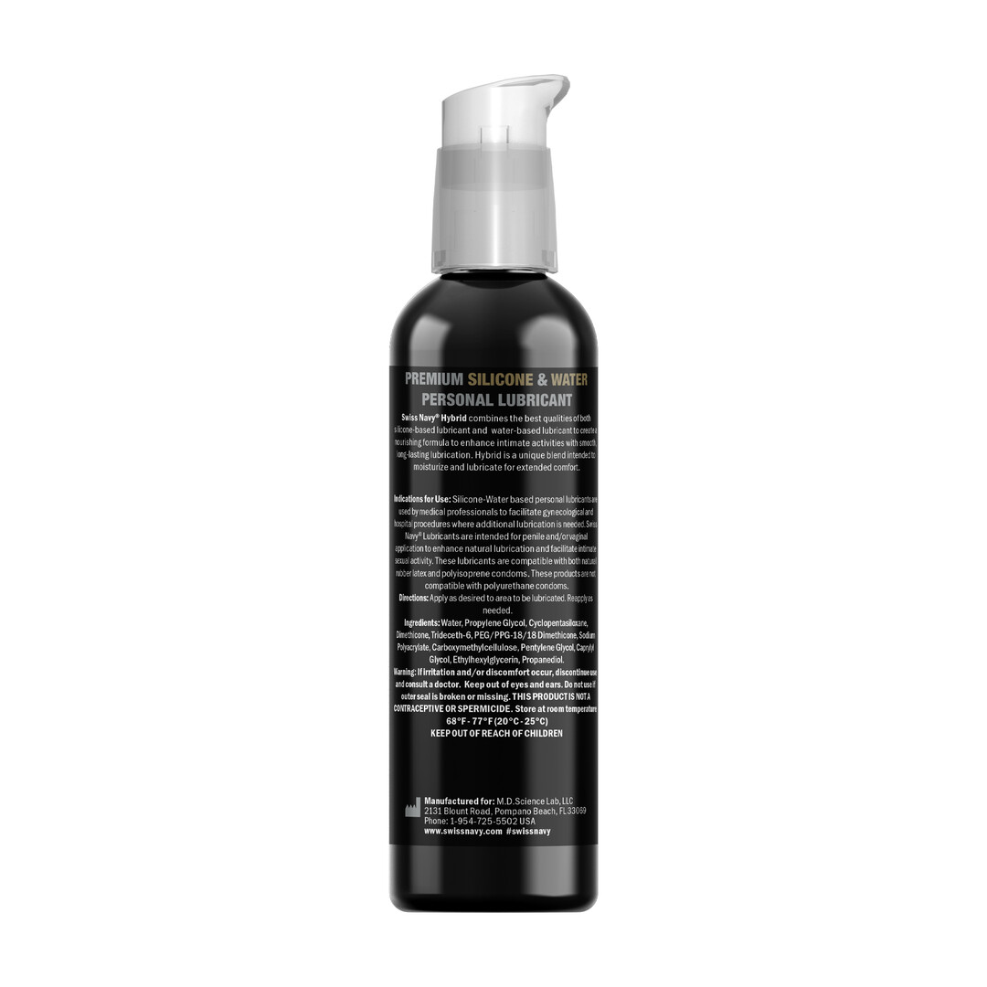Swiss Navy - Hybrid - Premium Siliconen en Water Hybrid Glijmiddel - 2 fl oz / 59 ml
