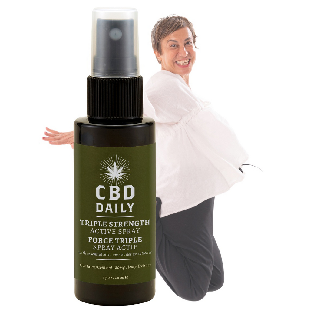 CBD Daily Active Spray met Drievoudige Actie - 2 fl oz / 60 ml