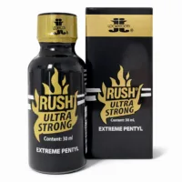 * rush ultra strong gold extreme pentyl poppers 30ml (jj)